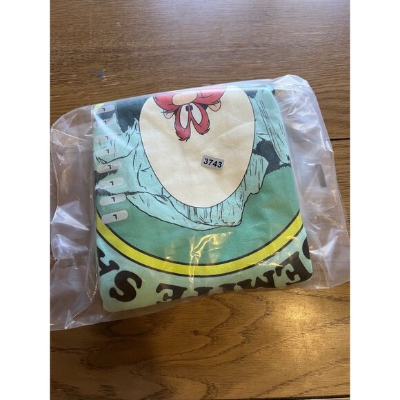 Yosemite Sam Half Dome Looney Tunes Delta T Shirt Mens‎ Adult Large Green NWT - Picture 10 of 10